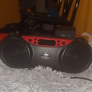 Bluetooth BlackWeb Red CD Player